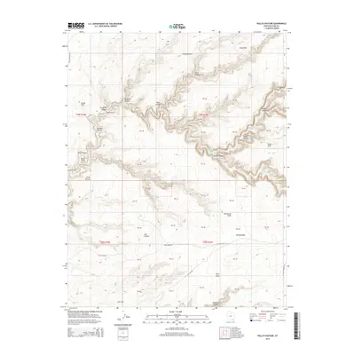 2014 Map of Pollys Pasture, 2014 Print