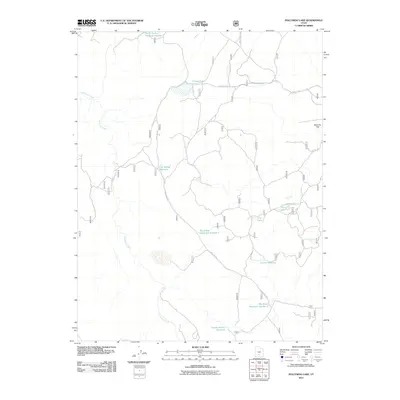 2011 Map of Pollywog Lake, 2011 Print