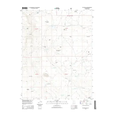 2014 Map of Pollywog Lake, 2014 Print