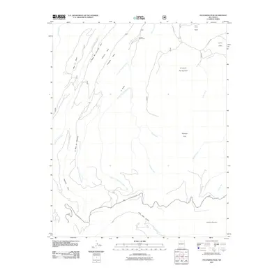 2011 Map of Polvadera Peak, 2011 Print