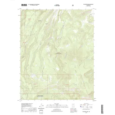 2020 Map of Polvadera Peak, 2020 Print