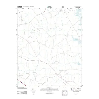 2011 Map of Pomaria, 2011 Print