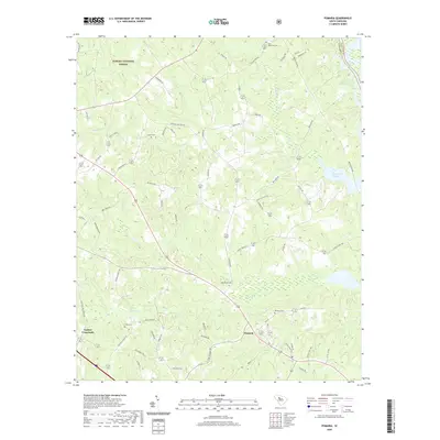 2020 Map of Pomaria, 2020 Print