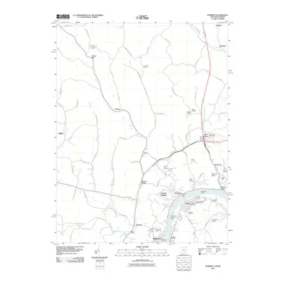 2011 Map of Pomeroy, 2011 Print