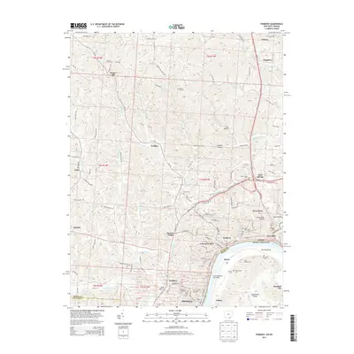 2013 Map of Pomeroy, 2013 Print