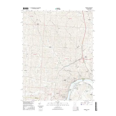 2016 Map of Pomeroy, 2016 Print