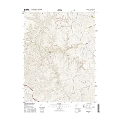 2016 Map of Pomeroyton, 2016 Print