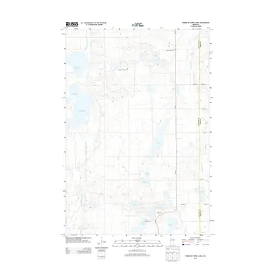 2013 Map of Pomme De Terre Lakes, 2013 Print
