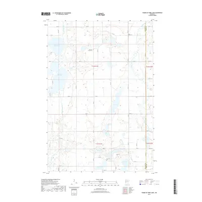 2019 Map of Pomme De Terre Lakes, 2019 Print