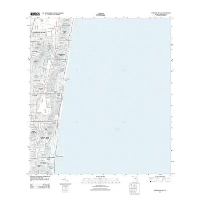 2012 Map of Pompano Beach, 2012 Print