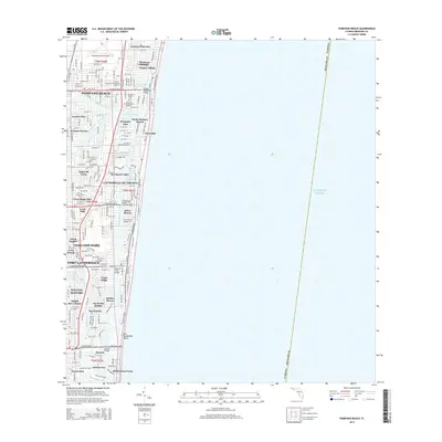 2015 Map of Pompano Beach, 2015 Print