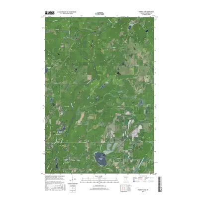 2016 Map of Pomroy Lake, 2016 Print