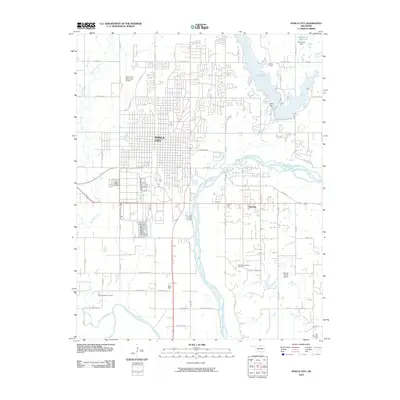2010 Map of Ponca City, 2010 Print