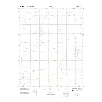 2010 Map of Ponca City NW, 2010 Print