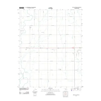 2012 Map of Ponca City NW, 2012 Print