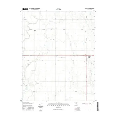2016 Map of Ponca City NW, 2016 Print