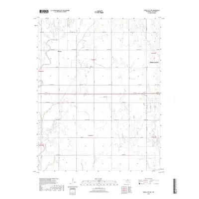 2018 Map of Ponca City NW, 2018 Print