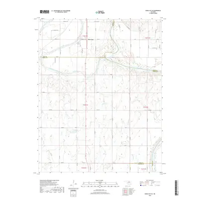 2018 Map of Ponca City SE, 2018 Print