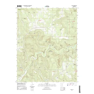 2017 Map of Ponca, 2017 Print