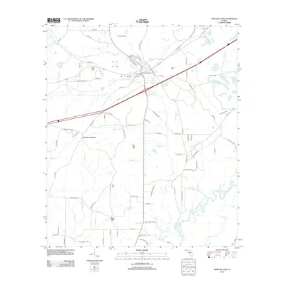 2012 Map of Ponce de Leon, 2012 Print