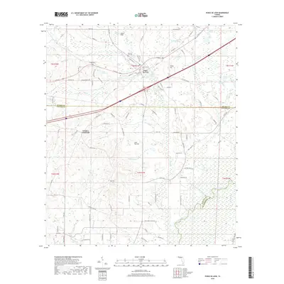 2018 Map of Ponce de Leon, 2018 Print