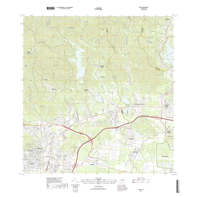 2018 Map of Ponce, 2018 Print