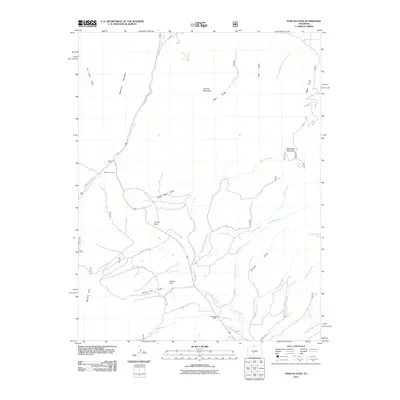 2011 Map of Poncha Pass, 2011 Print
