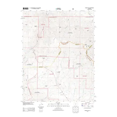 2013 Map of Poncha Pass, 2013 Print