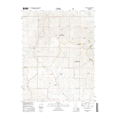2016 Map of Poncha Pass, 2016 Print