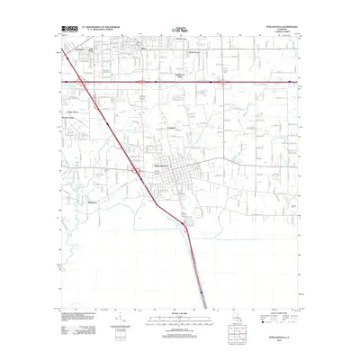 2012 Map of Ponchatoula, 2012 Print