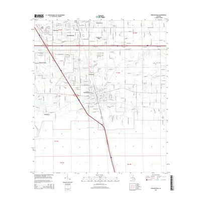 2015 Map of Ponchatoula, 2015 Print