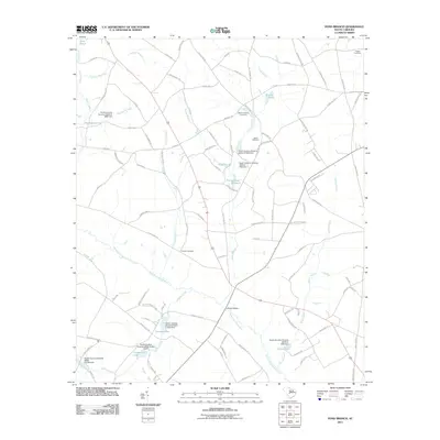 2011 Map of Pond Branch, 2011 Print
