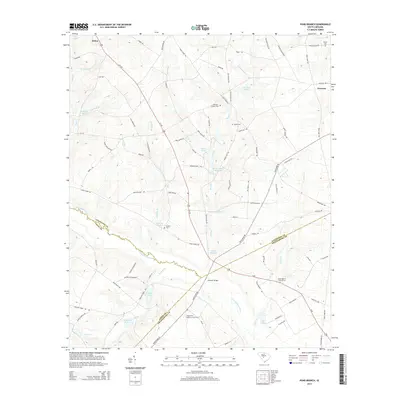 2014 Map of Pond Branch, 2014 Print