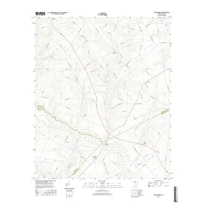 2017 Map of Pond Branch, 2017 Print