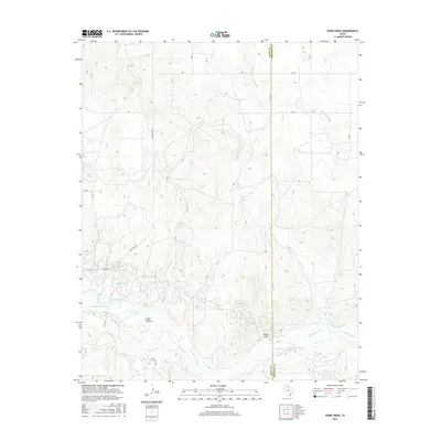 2016 Map of Pond Creek, 2016 Print