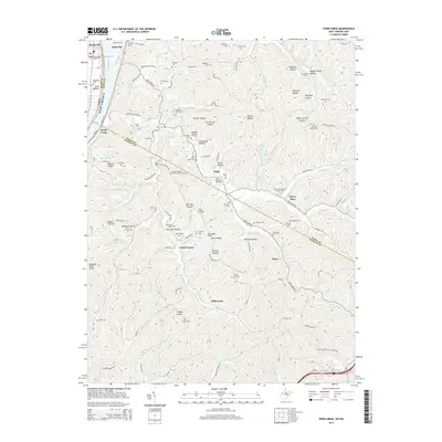 2014 Map of Pond Creek, 2014 Print