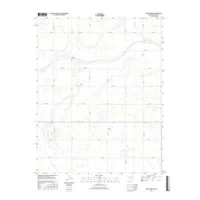 2016 Map of Pond Creek NW, 2016 Print