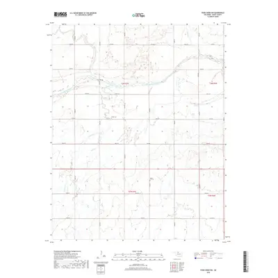 2018 Map of Pond Creek NW, 2018 Print
