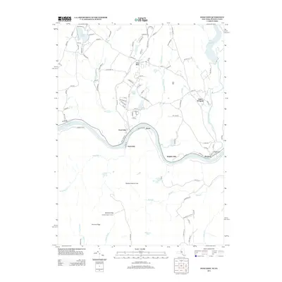 2013 Map of Pond Eddy, 2013 Print