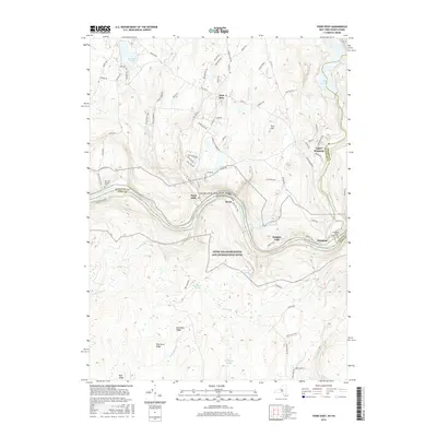2016 Map of Pond Eddy, 2016 Print