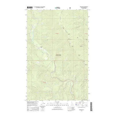 2017 Map of Pond Peak, 2017 Print
