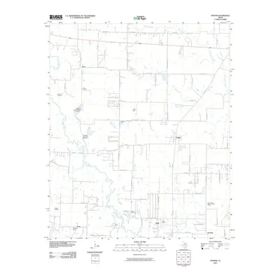 2010 Map of Ponder, 2010 Print