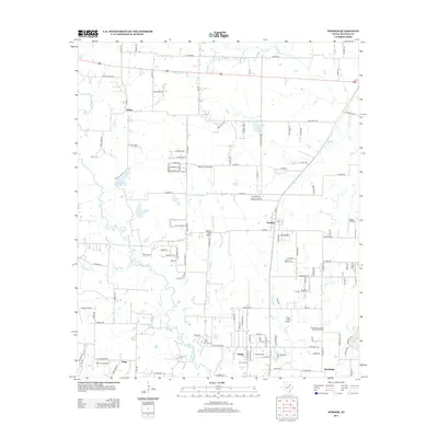 2013 Map of Ponder, 2013 Print