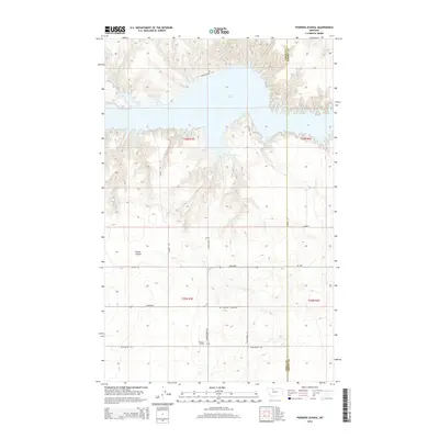 2014 Map of Pondera School, 2014 Print