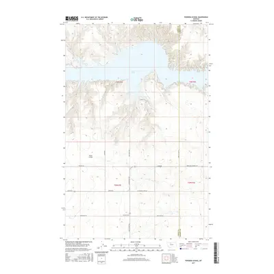 2017 Map of Pondera School, 2017 Print