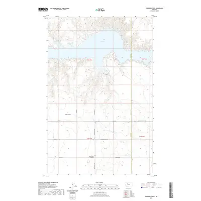 2020 Map of Pondera School, 2020 Print