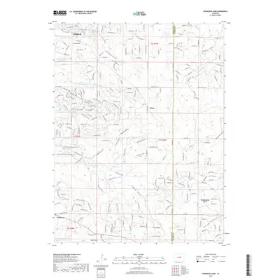 2019 Map of Ponderosa Park, 2019 Print