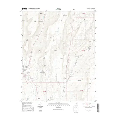 2013 Map of Ponderosa, 2013 Print