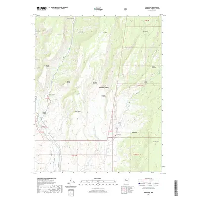 2020 Map of Ponderosa, 2020 Print