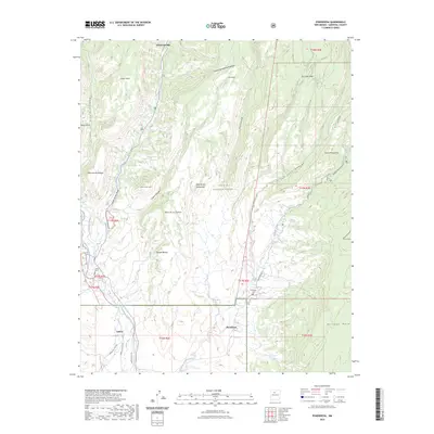 2023 Map of Ponderosa, 2023 Print